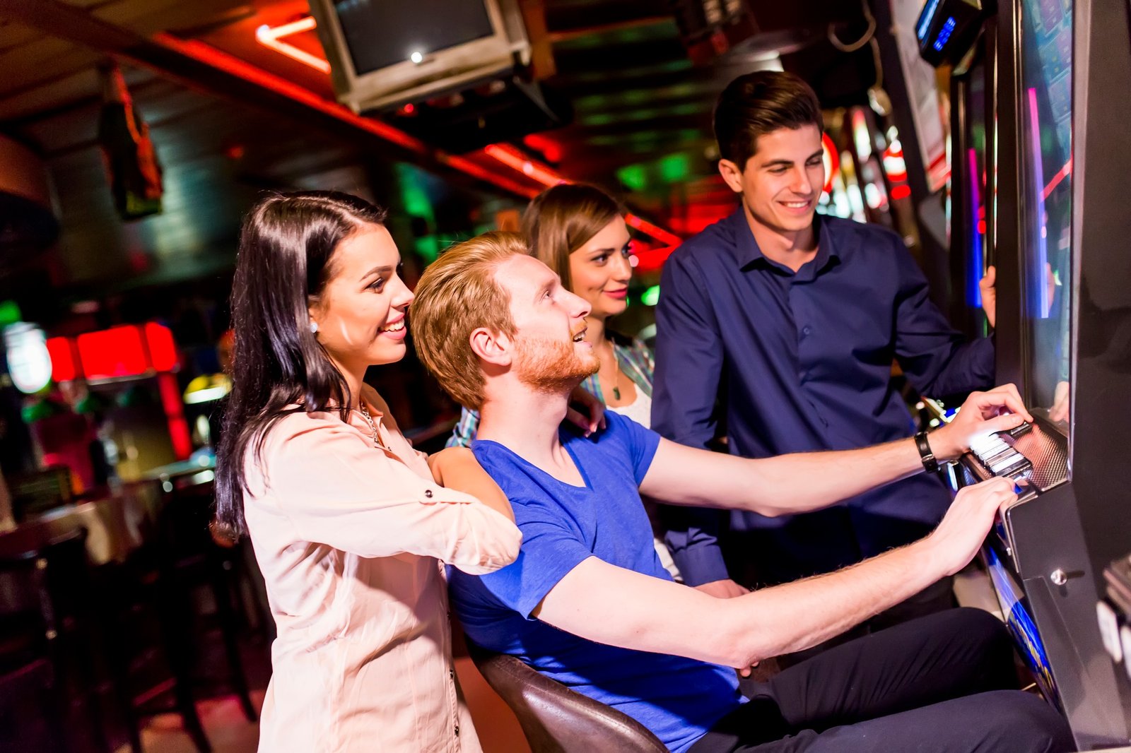 People in casino